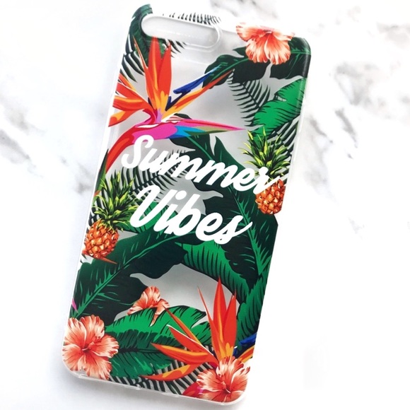 Accessories - LAST 1 !  NEW iphone 7+/8+ Tropical Summer Case